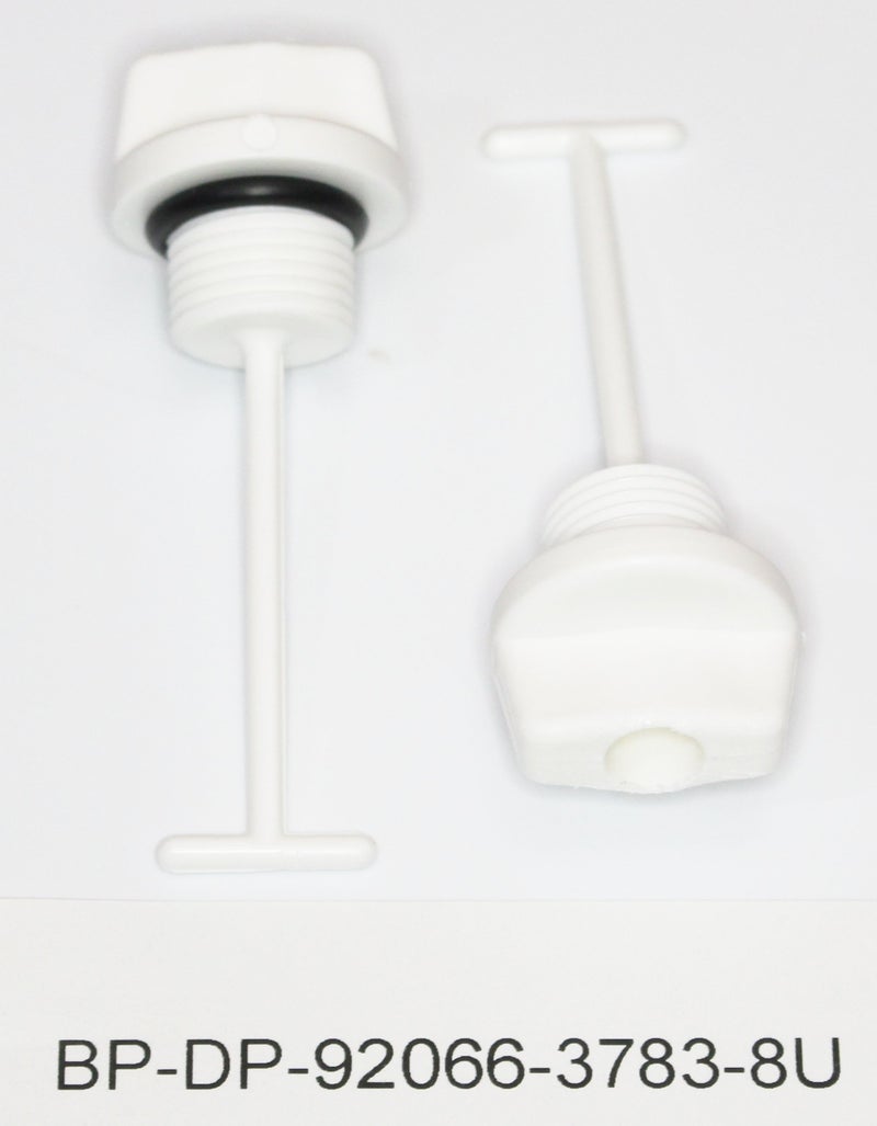 JSP Manufacturing White Drain Plug Replacement for Kawasaki OEM# 92066-3783-8U 1100 900 750 STX ZXI Ultra 150 DI (2 Pack) (2) - Image 2